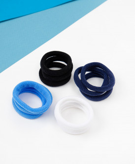 

Комплект резинок для волос, 12 шт. Button Blue, Голубой, 120BBGX11020000