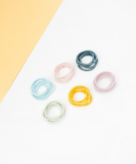 

Комплект резинок для волос, 30 шт. Button Blue, Розовый, 120BBGX11040000