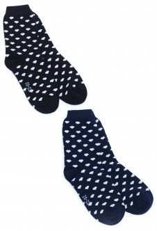 

Комплект из 2 пар носков Button Blue, Синий, 218BBGU85041015