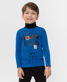 

Синяя водолазка Button Blue, Синий, 220BBBMC18013713