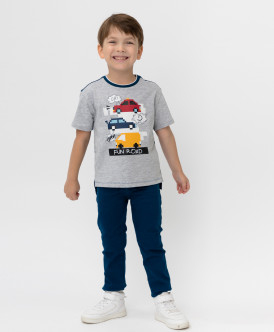 

Синие твиловые брюки Button Blue, Синий, 220BBBMC63011000