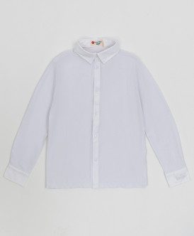 

Белая рубашка на кнопках Button Blue, Белый, 220BBBS14040200