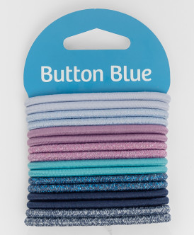 

Набор резинок для волос Button Blue, Голубой, 220BBGJX11010000